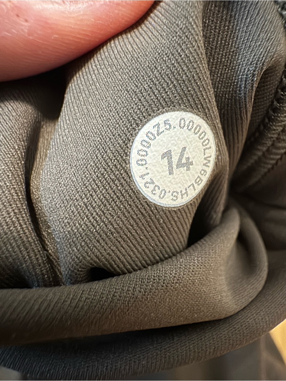 Lululemon Swift Speed High-Rise Crop 21" Moss Green Women’s Size 14 - Picture 11 of 14